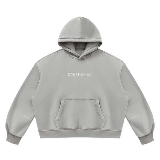 Unisex Vintage Wash Boxy Fleece Hoodie